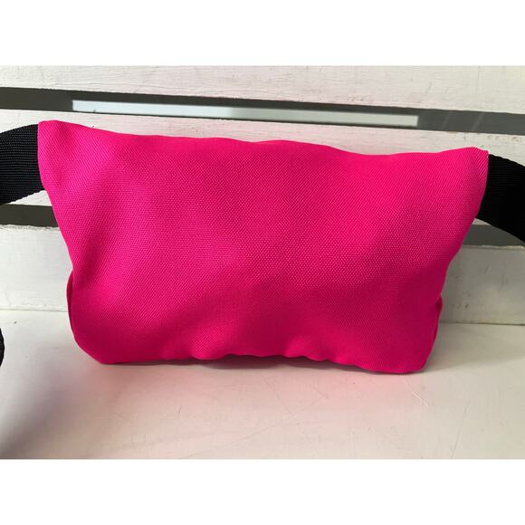 VICTORIA SECRET PINK, BLACK CANVAS FANNY PACK WITH LOGO - Picture 6 of 12